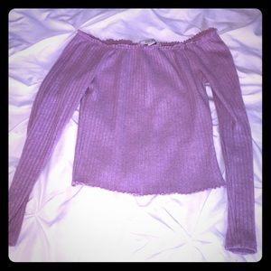 Off the shoulder shirt